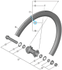 Shimano Speiche WH-R9270-C50-TU-V 271mm vorne-rechts Collé 